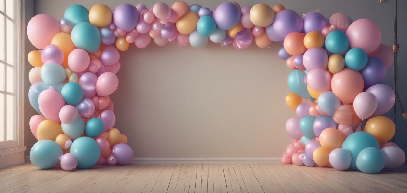 A beautiful balloon arch