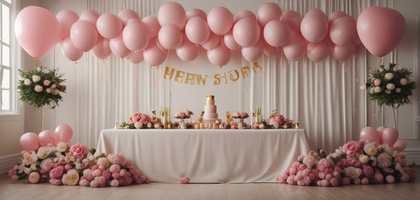 Affordable Bridal Shower Decor