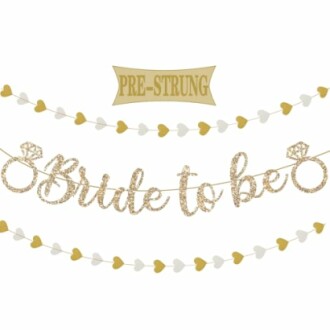 Pre-Strung Bride to Be Banner