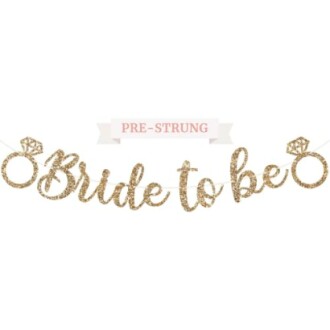 Pre-Strung Bride to Be Banner