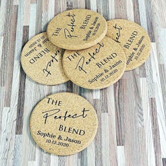 Personalized Cork Coasters