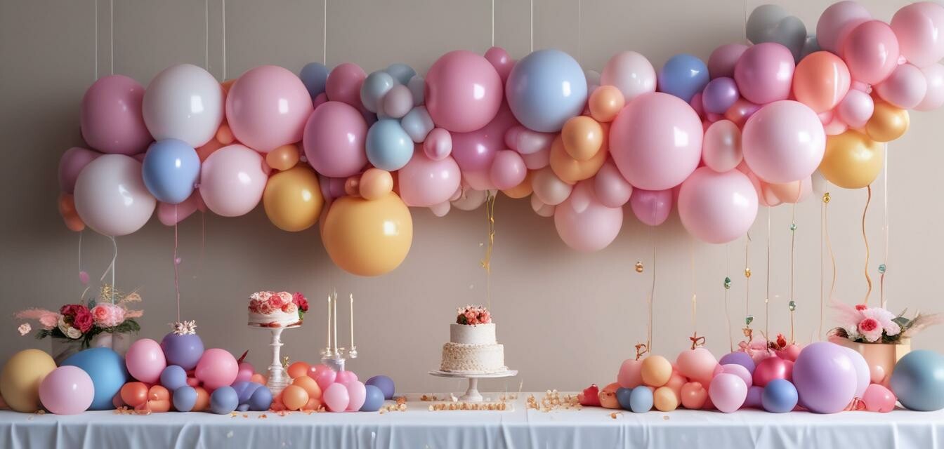 DIY bridal shower garland