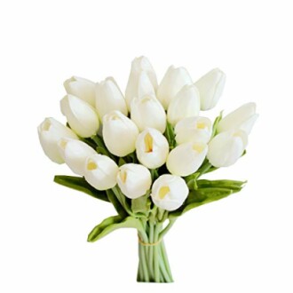 Mandy's White Tulip Artificial Flowers