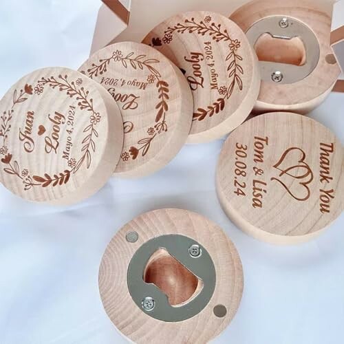 Personalized Engraved Wooden Bottle Opener